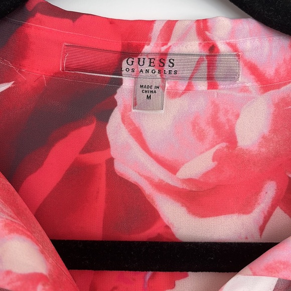 Guess Sheer Blouse - Size Medium - Picture 3 of 4